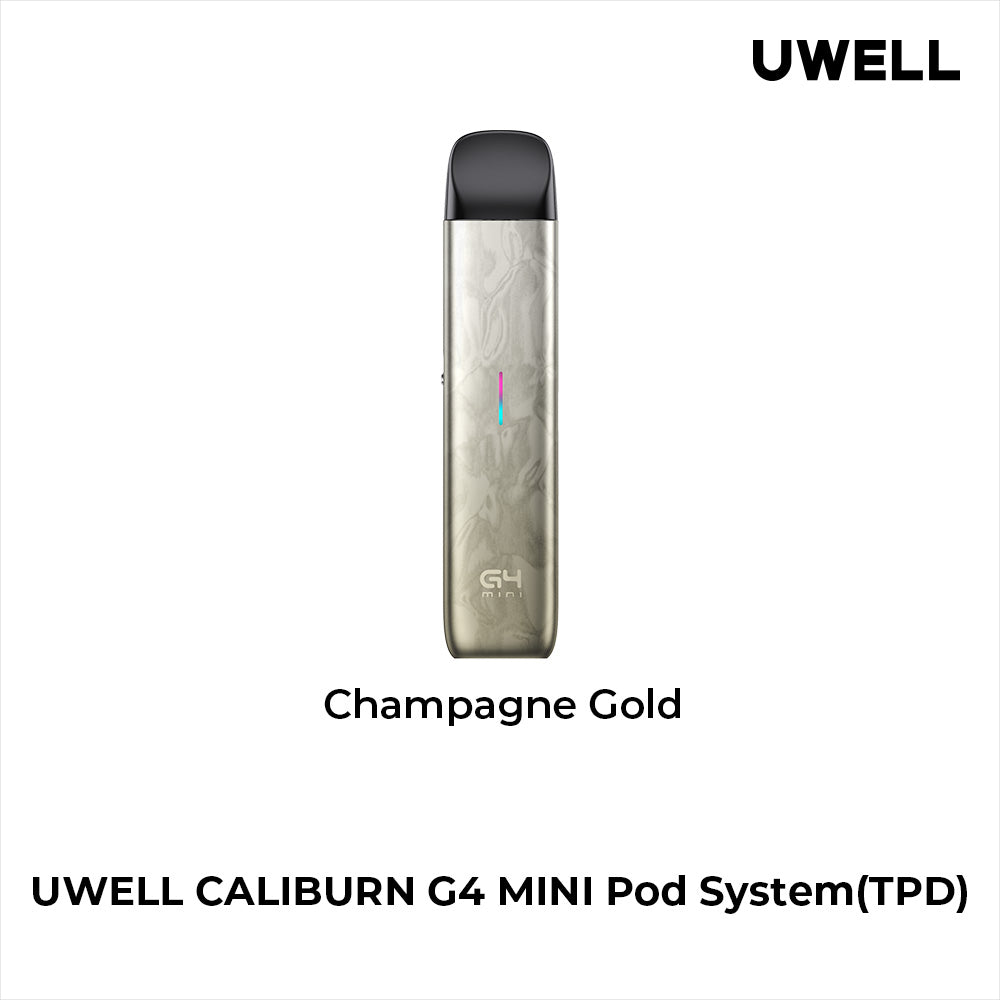 Uwell Caliburn G4 Mini Pod Kit Champagne Gold