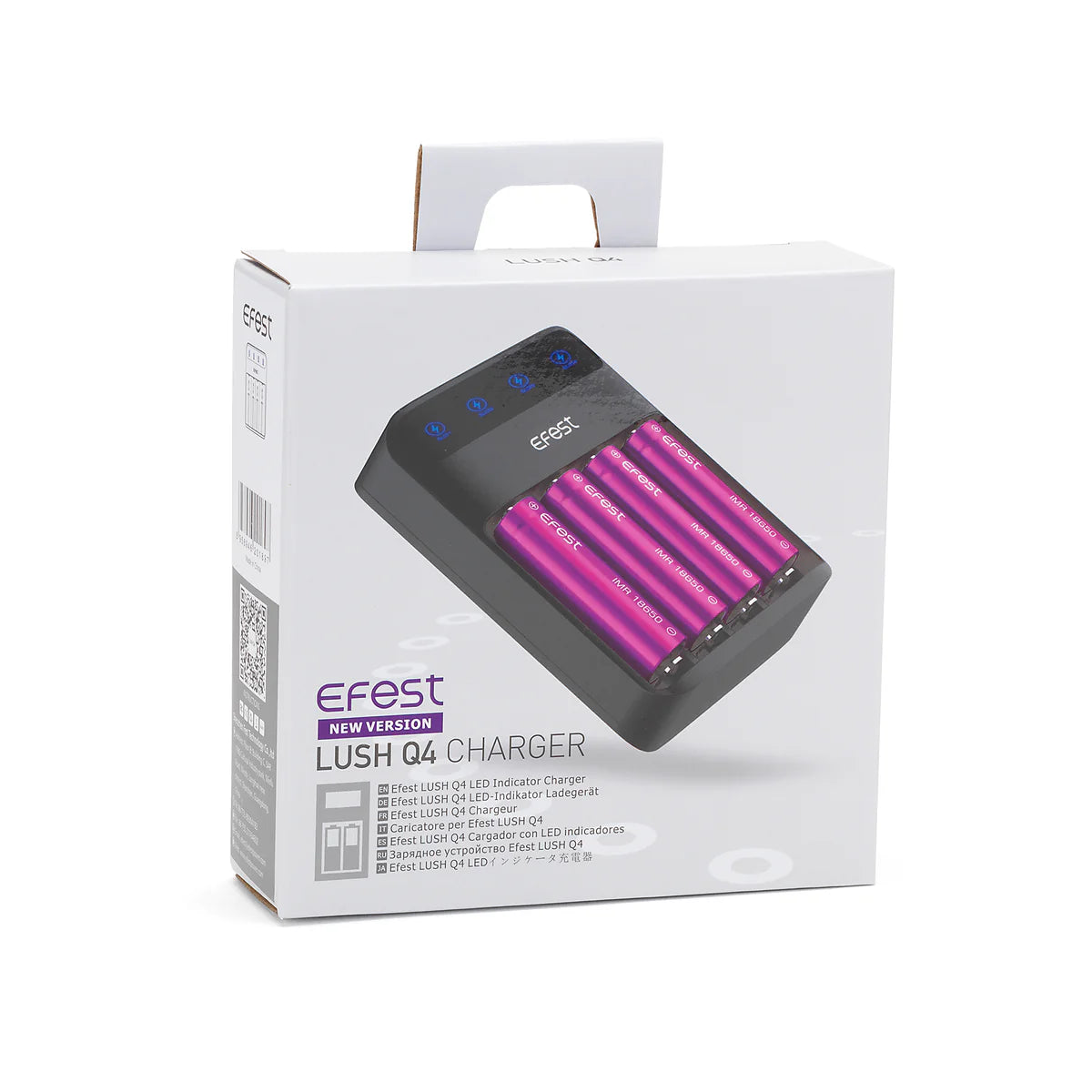 EFEST Lush Q4 Battery Charger box