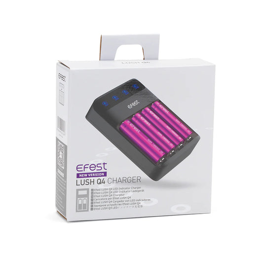 EFEST Lush Q4 Battery Charger box