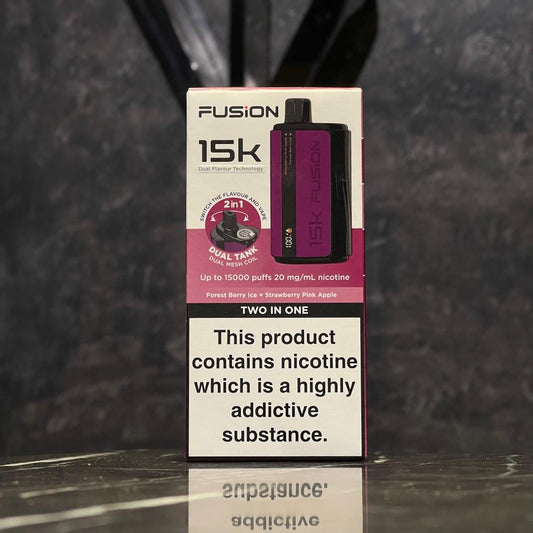 IVG Fusion 15000 Puffs Frost Berry Ice + Strawberry Pink Apple