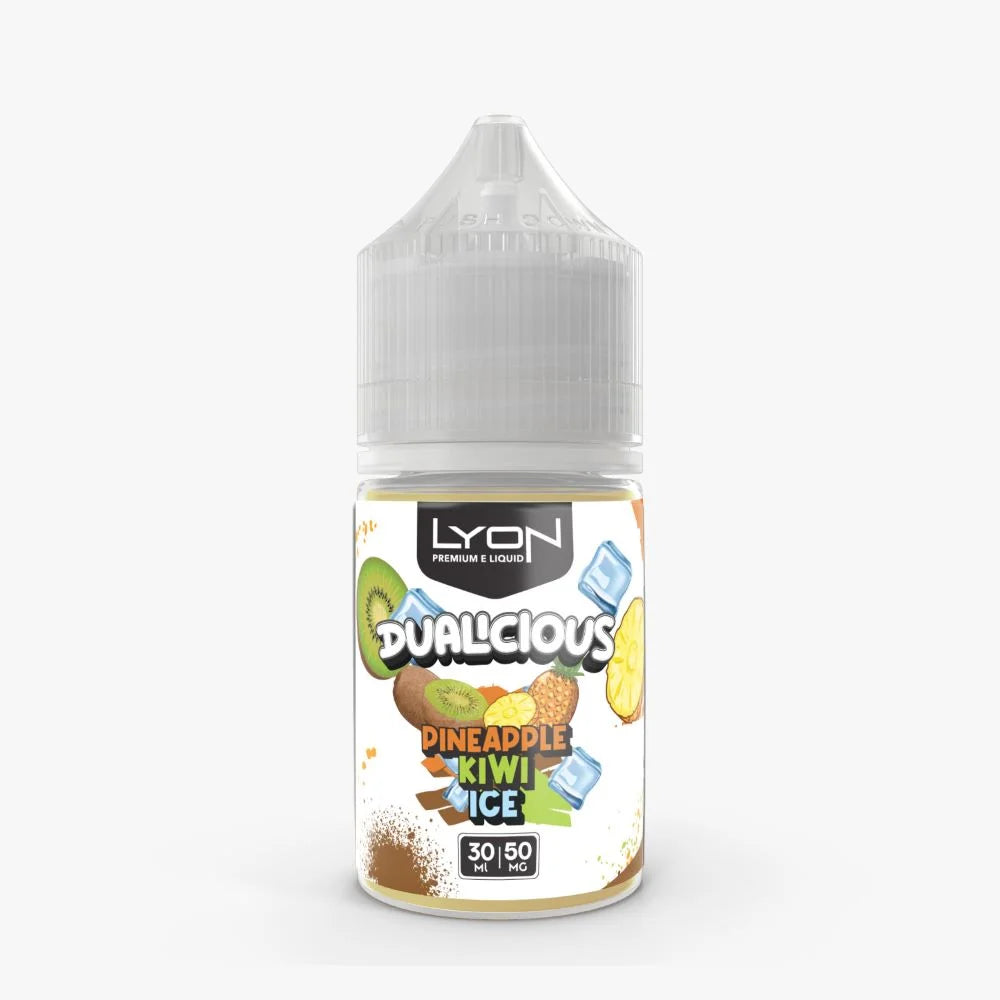 Buy Lyon DUALICIOUS Pineapple Kiwi Ice 30ml | Pod Flavors refills Vape And Beyond Buy Lyon DUALICIOUS Pineapple Kiwi Ice 30ml | Pod Flavors refills Vape And Beyond