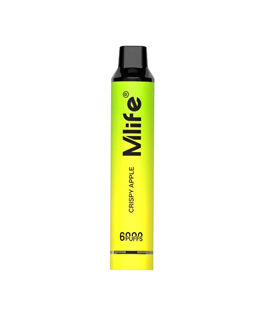 MLIFE 6000 Puffs Disposable Pod Kit Crispy Apple