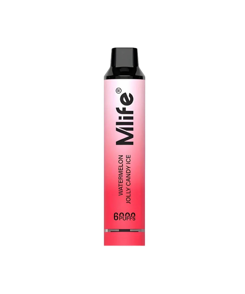 MLIFE 6000 Puffs Disposable Pod Kit Watermelon Jolly Candy ice