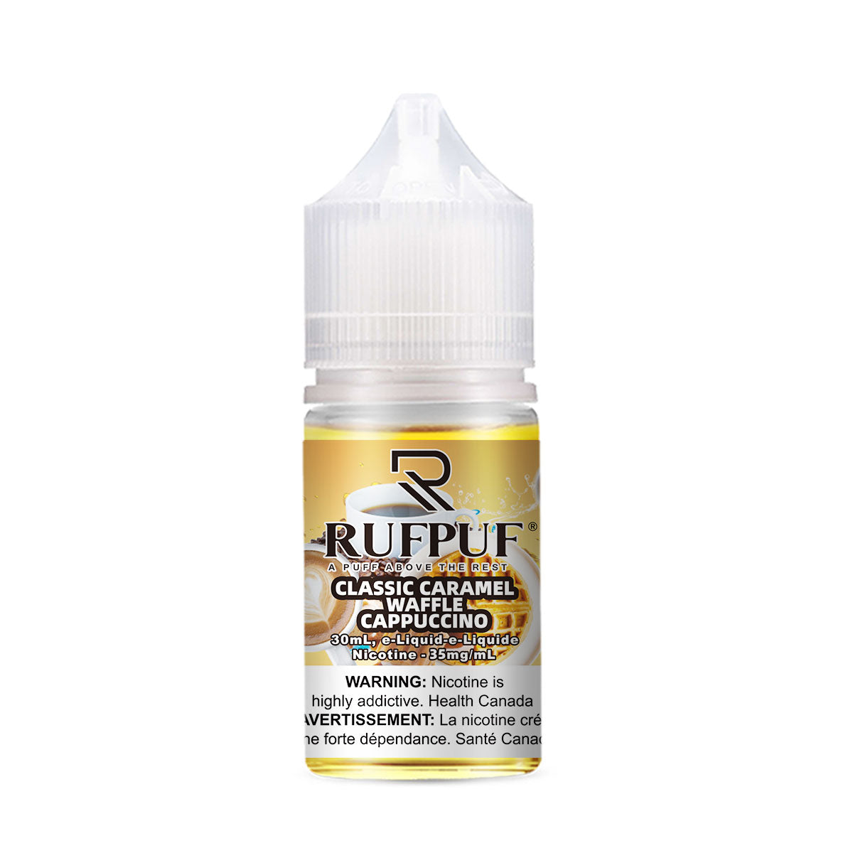 RUFPUF Classic Caramel Waffle Cappuccino 30ml  Vape And Beyond