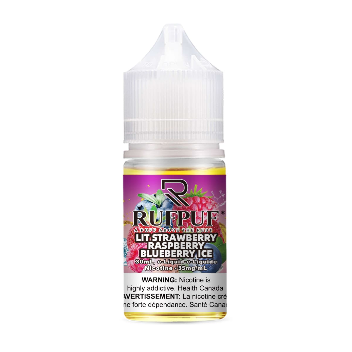 RufPuf Lit Strawberry Raspberry Blueberry Ice 30ml best price in Pakistan