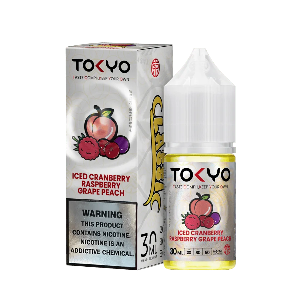 Tokyo Iced Cranberry Raspberry Grape Peach 30ml | Tokyo New