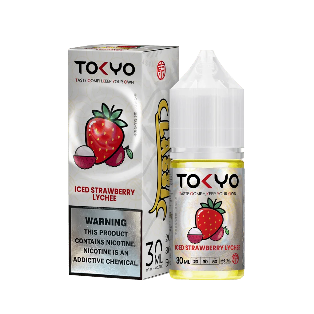 Buy Tokyo Classic Series Iced Strawberry Lychee 30ml at best price – Vape  And Beyond