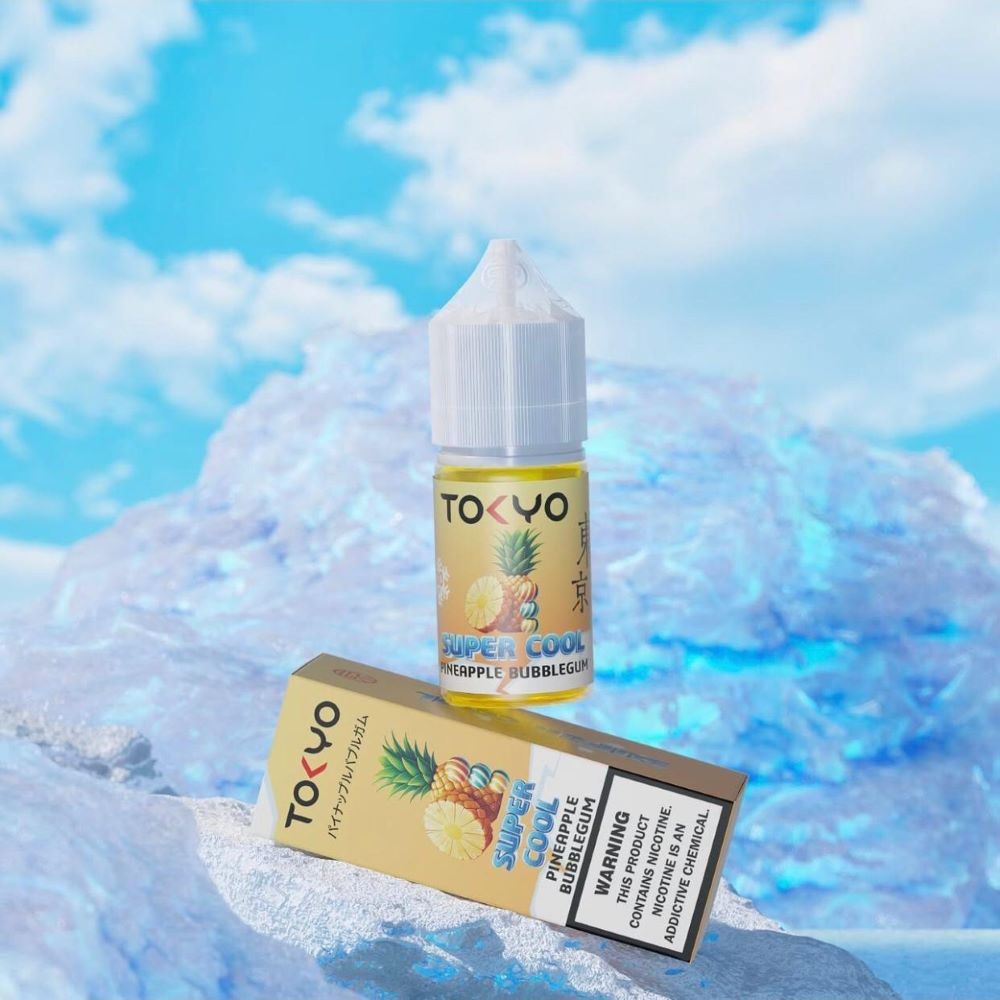 Buy Tokyo Super Cool Pineapple Bubblegum 30ml at best price Vape And Beyond Buy Tokyo Super Cool Pineapple Bubblegum 30ml at best price Vape And Beyond