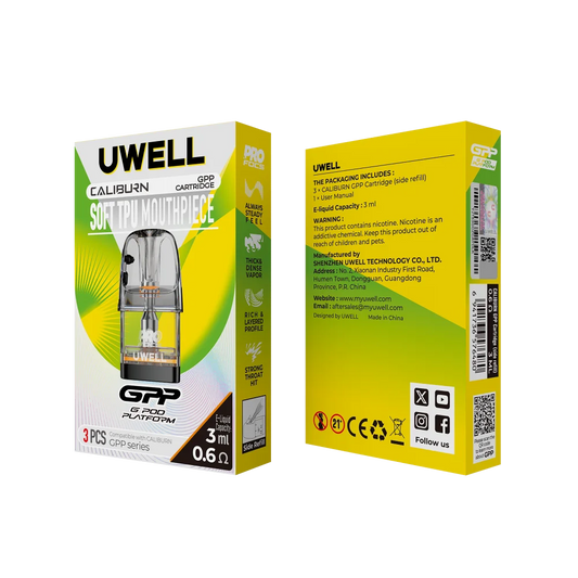 Uwell Caliburn GPP Replacement Pod 0.6 Ohms
