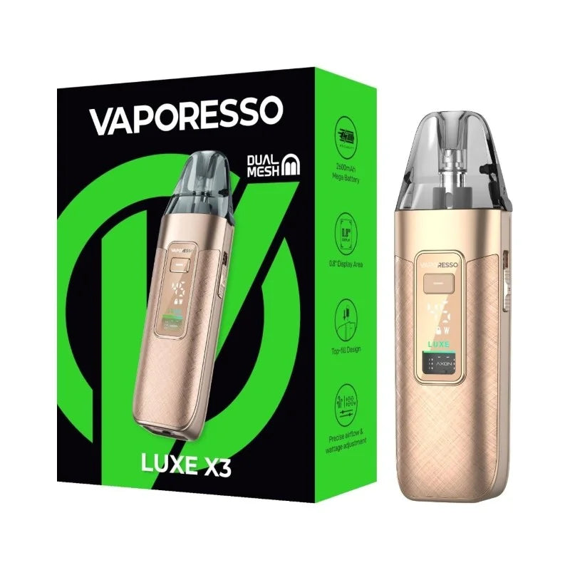 Vaporesso Luxe X3 Gold Silk