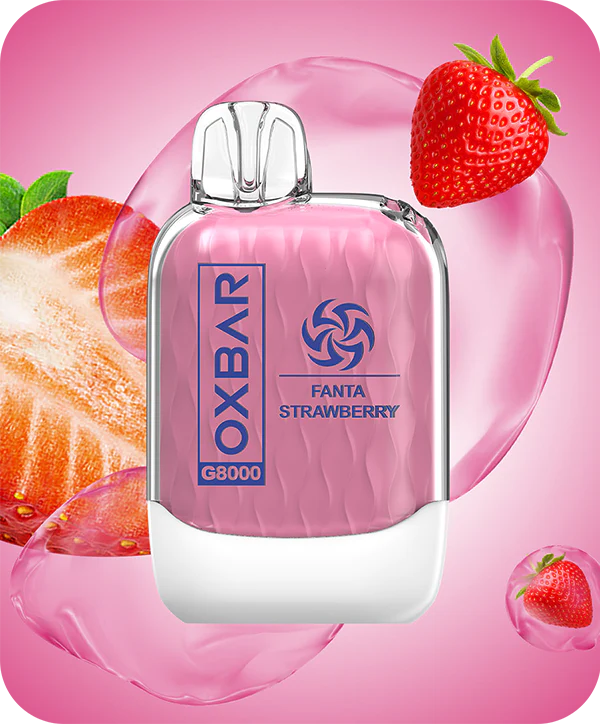 OXBAR G8000 Fanta Strawberry - 8000 Puffs | Online Vape Shop Vape And Beyond OXBAR G8000 Fanta Strawberry - 8000 Puffs | Online Vape Shop Vape And Beyond