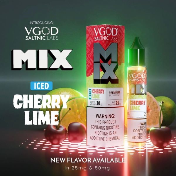 VGOD Mix Cherry Lime Iced 30ml | VGOD Mix Series Vape And Beyond VGOD Mix Cherry Lime Iced 30ml | VGOD Mix Series Vape And Beyond