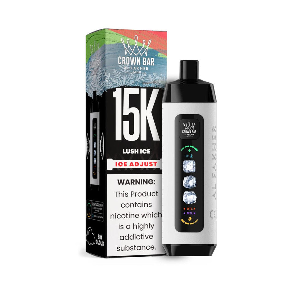 Al Fakher Crown Bar 15K Ice Adjust Lush Ice