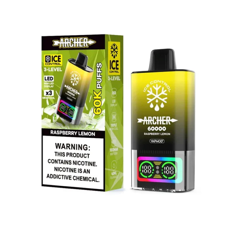 Archer 60K Puffs Disposable Pod Raspberry lemon