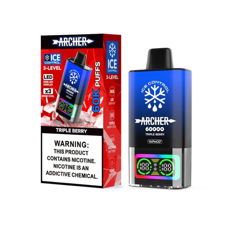 Archer 60K Puffs Disposable Pod Triple Berry