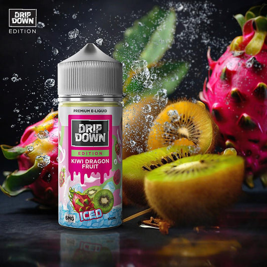 Drip Down Edition Series Kiwi Dragon Fruit Ice 100ml