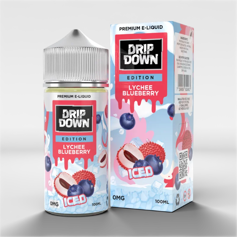 Drip Down Edition Series Lychee Blueberry Iced 100ml 0mg