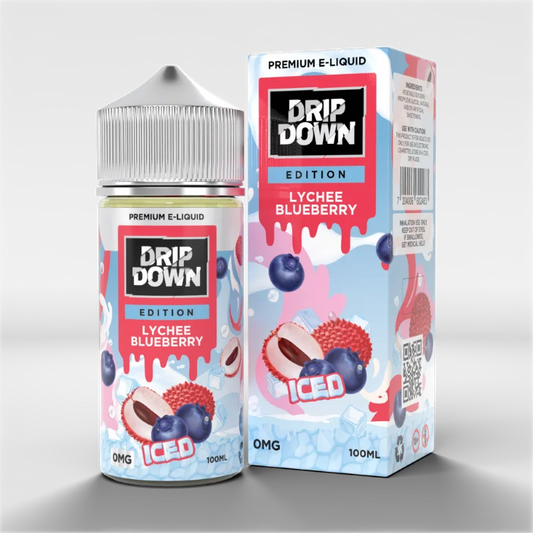 Drip Down Edition Series Lychee Blueberry Iced 100ml 0mg