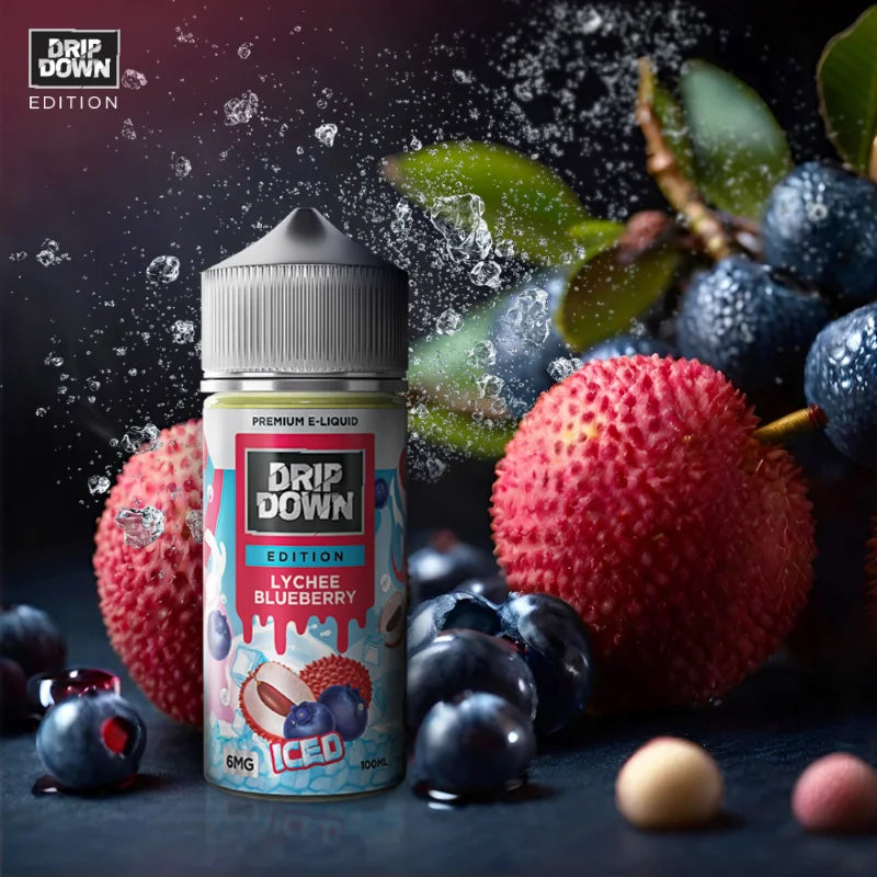 Drip Down Edition Series Lychee Blueberry Iced 100ml