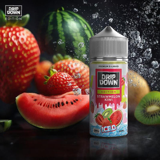 Drip Down Edition Series Strawmelon Kiwi Ice 100ml