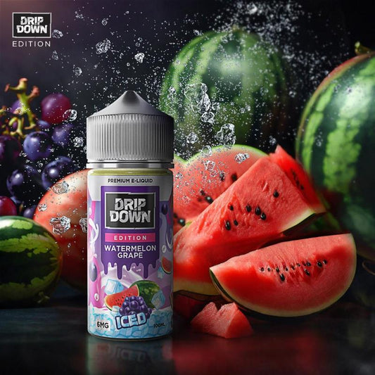 Drip Down Edition Series Watermelon Grape Ice 100ml