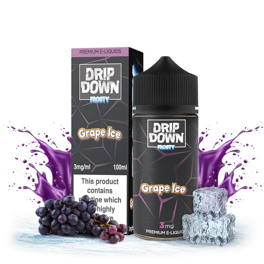 Drip Down Frosty Series Grape Ice 100ml 3mg