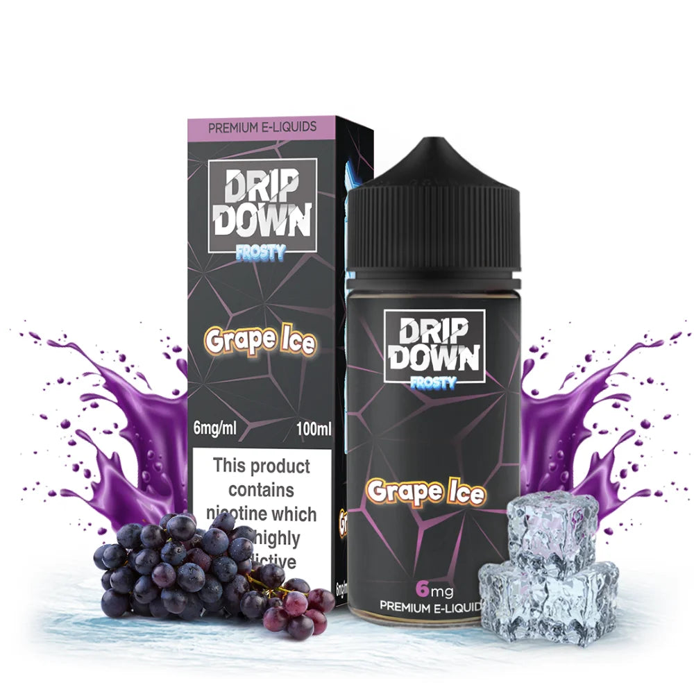 Drip Down Frosty Series Grape Ice 100ml 6mg