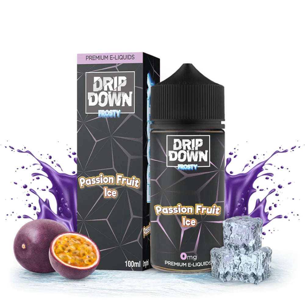 Drip Down Frosty Series Passionfruit Ice 100ml 0mg