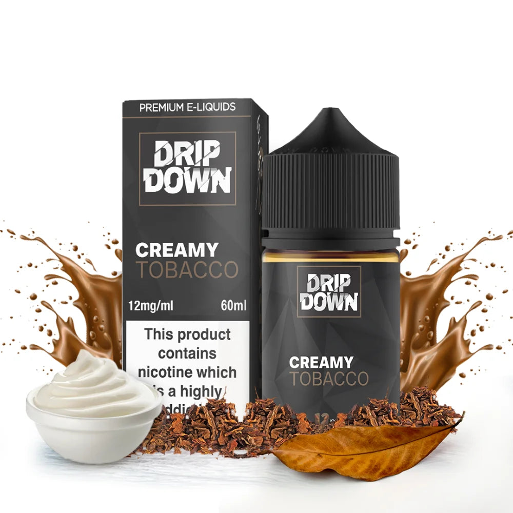 DRIP DOWN CREAMY TOBACCO 12 MG 60ML