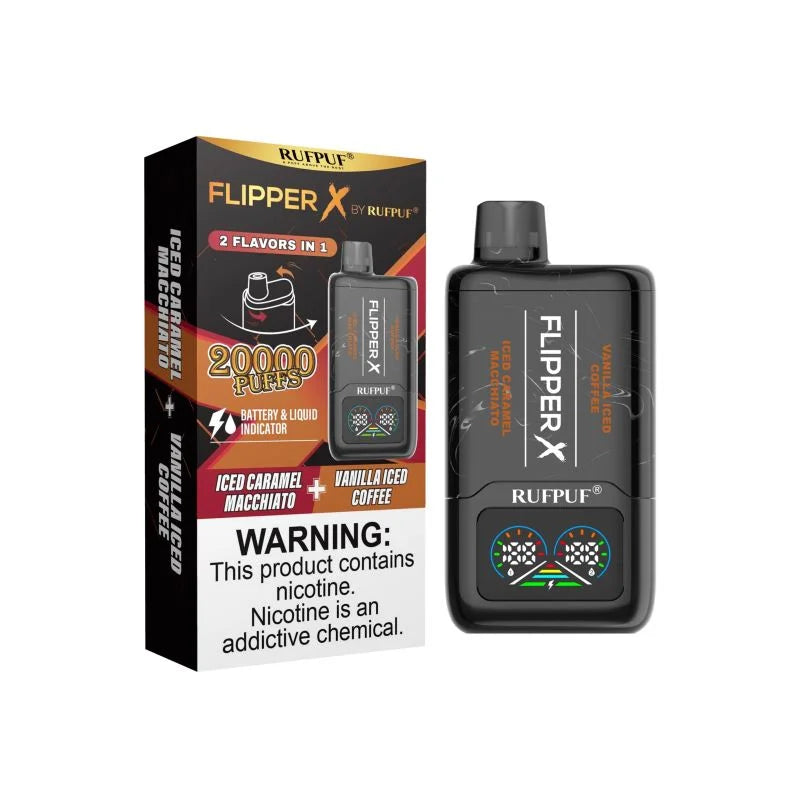 Flipper X VANILLA ICED COFFEE + ICED CARAMEL MACCHIATO