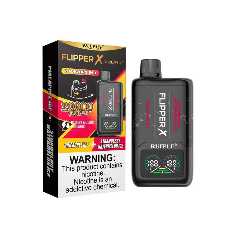 Buy Flipper X Disposable Pod Kit by RUFPUF 20000 Puffs - Dual Flavor Vape And Beyond Buy Flipper X Disposable Pod Kit by RUFPUF 20000 Puffs - Dual Flavor Vape And Beyond