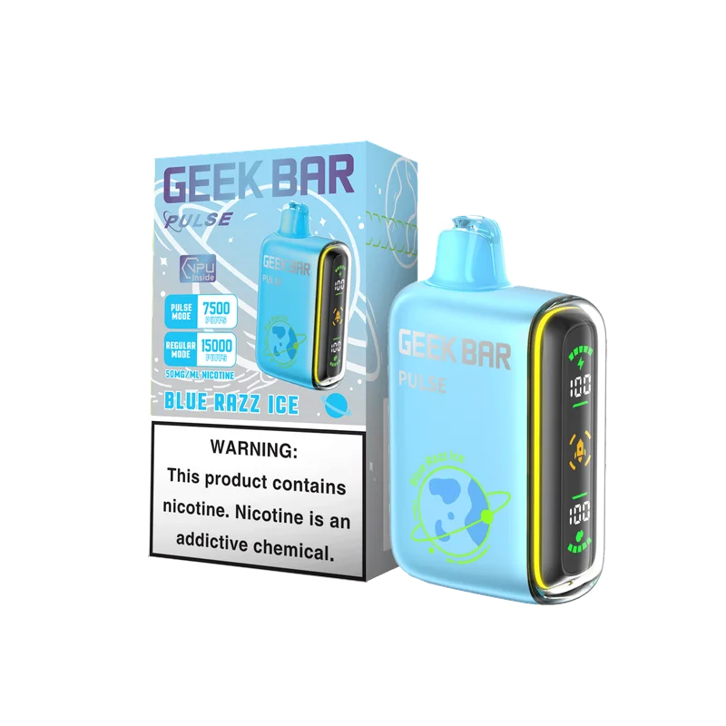Geek Bar Pulse 15K Puffs Blue Razz Ice