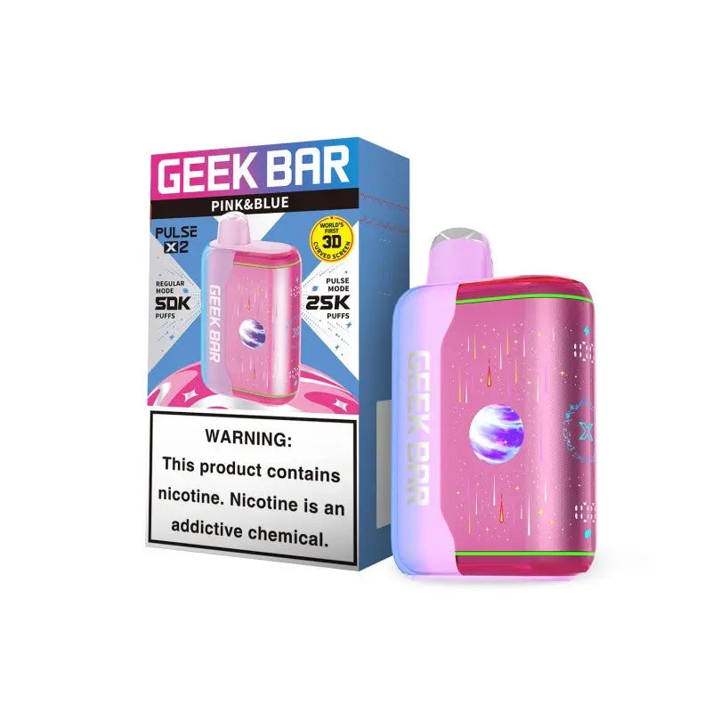 Geek Bar Pulse X 2 Pink and Blue