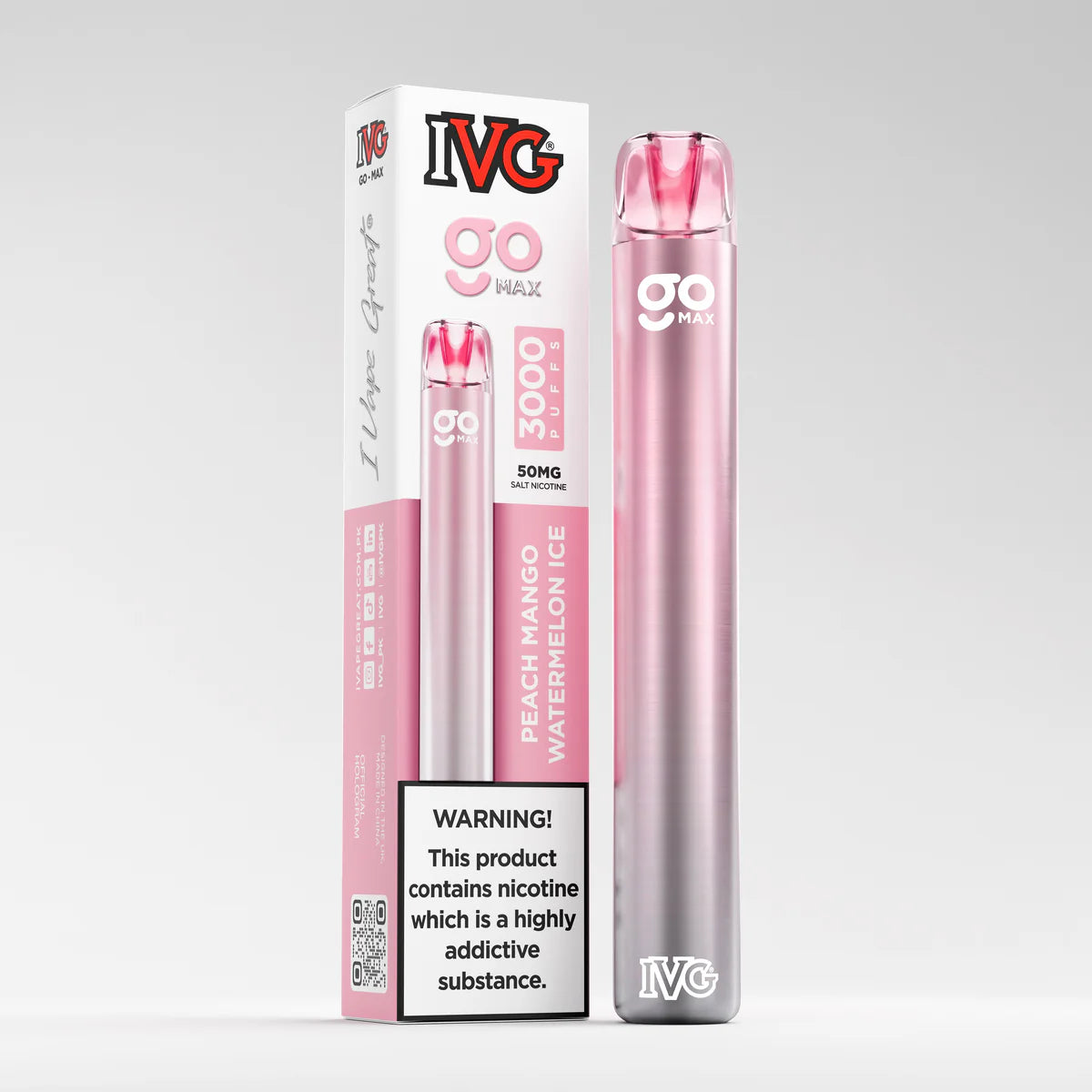 IVG GO Max Peach Mango Watermelon 3000 Puffs