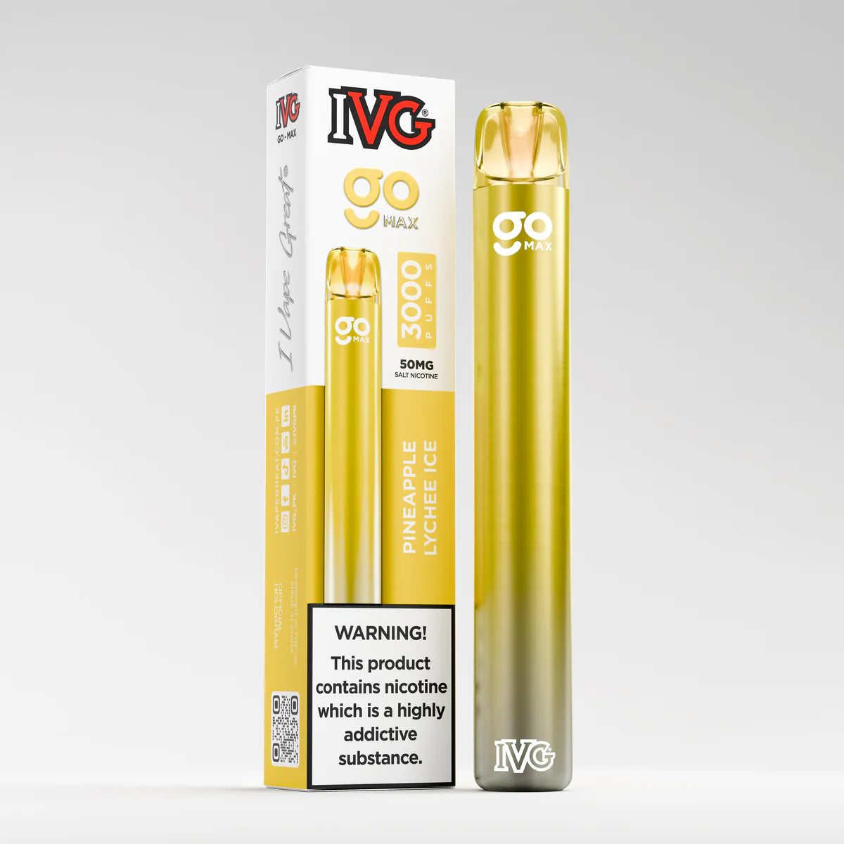 IVG GO Max Pineapple Lychee Ice 3000 Puffs