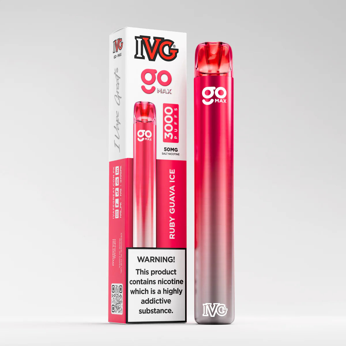 IVG GO Max Ruby Guava Ice 3000 Puffs