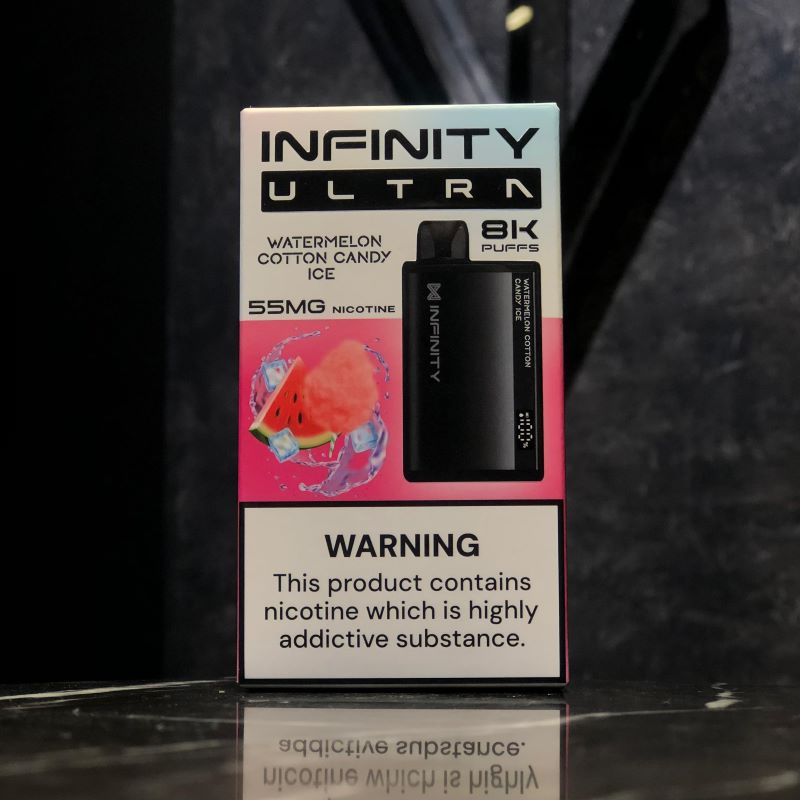 Infinity Ultra 8K Puffs Watermelon Cotton Candy Ice 