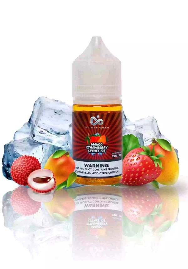 Infinity Mango Strawberry Lychee Ice 30ml | Infinity Salts Vape And Beyond Infinity Mango Strawberry Lychee Ice 30ml | Infinity Salts Vape And Beyond
