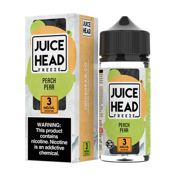Juice Head Peach Pear 100ml - Extra Freeze