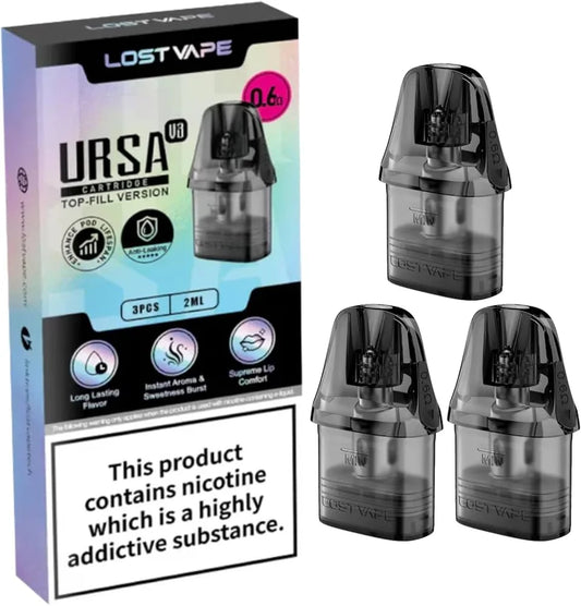 Lost Vape Ursa Nano V3 Replacement Pod 0.6 Ohms
