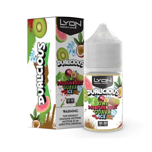 Lyon DUALICIOUS Kiwi Passionfruit Guava Ice 30ml