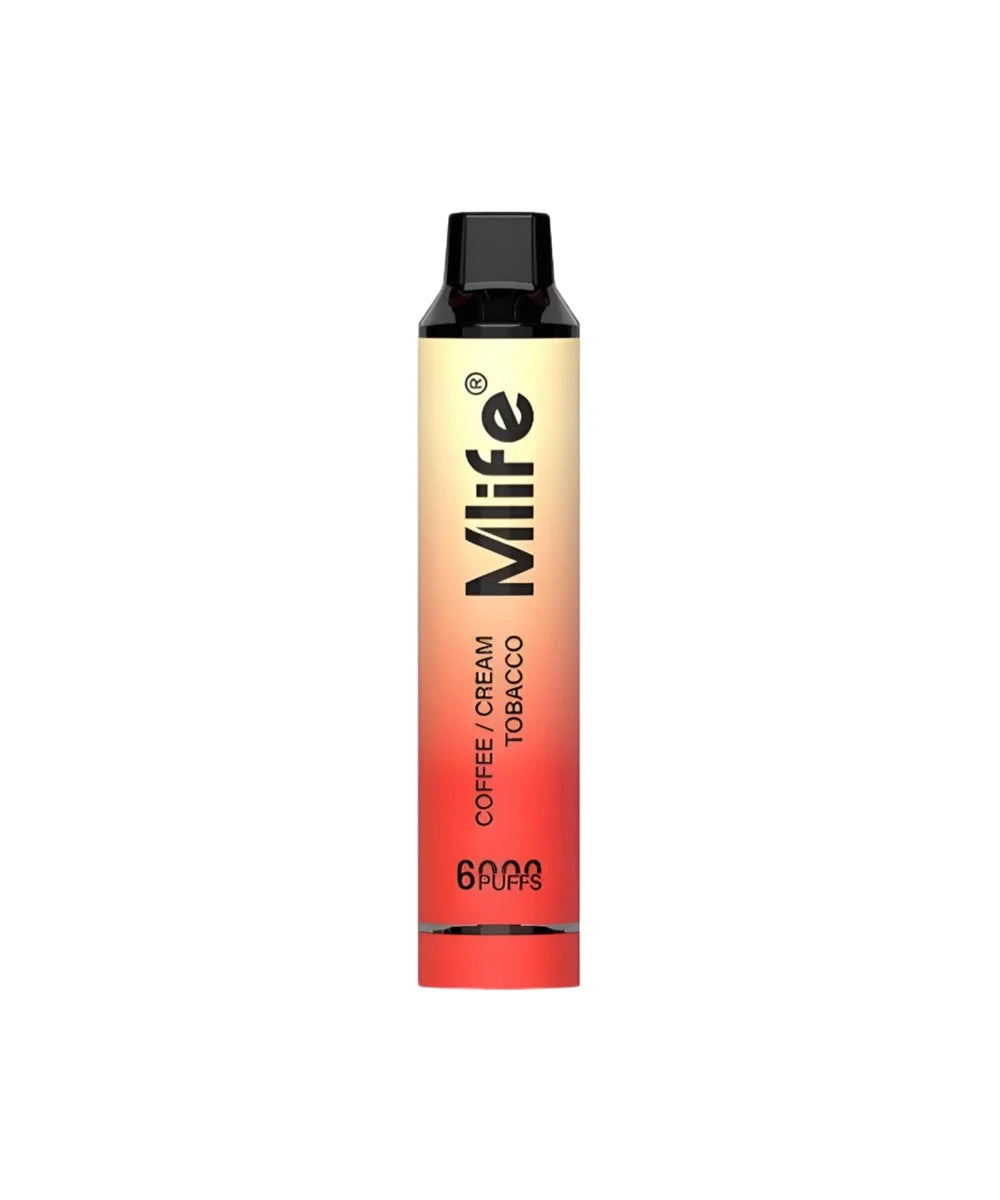 MLIFE 6000 Puffs Disposable Pod Kit Coffee Cream Tobacco
