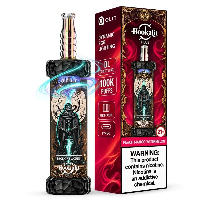 Olit Hookalit Plus 100K Puffs Peach Mango Watermelon