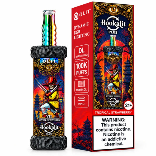 Olit Hookalit Plus 100K Puffs Tropical Strawberry