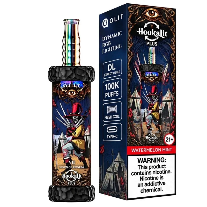 Olit Hookalit Plus 100K Puffs Watermelon Mint