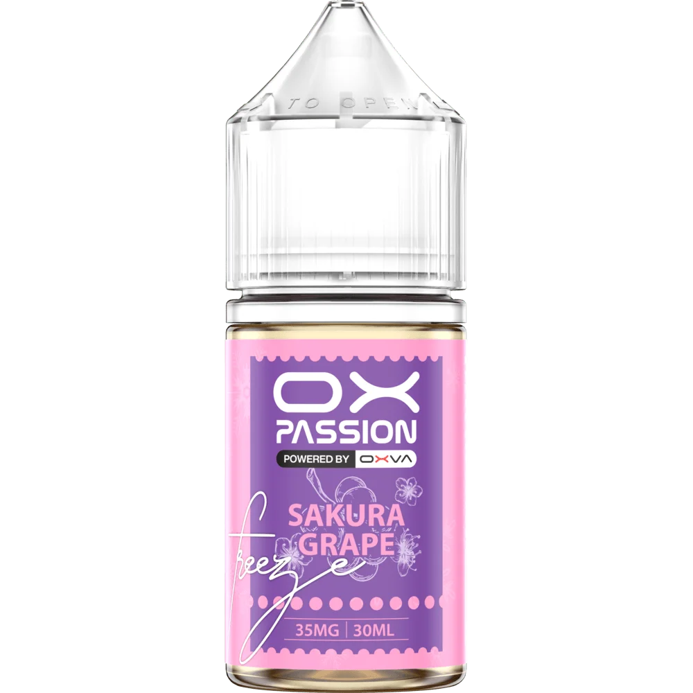 OX Passion Freeze Series Sakura Grape 30ml