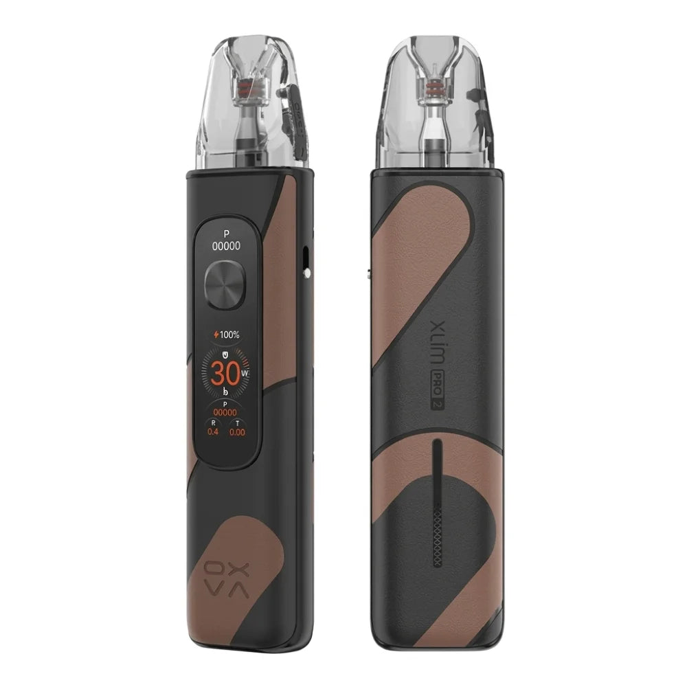 Oxva Xlim Pro 4 Cocoa Black Leather