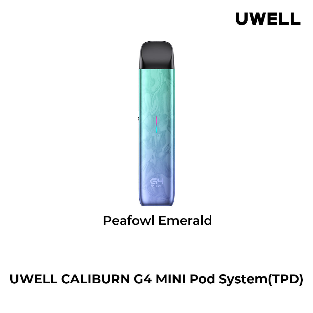 Uwell Caliburn G4 Mini Pod Kit Peafowl Emerald