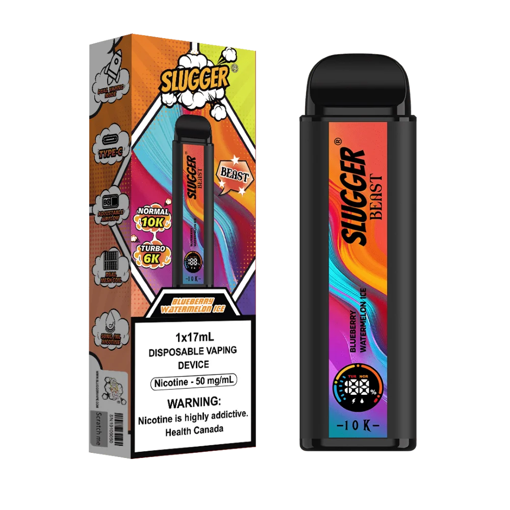 Slugger Beast 10000 Puffs Blueberry Watermelon Ice