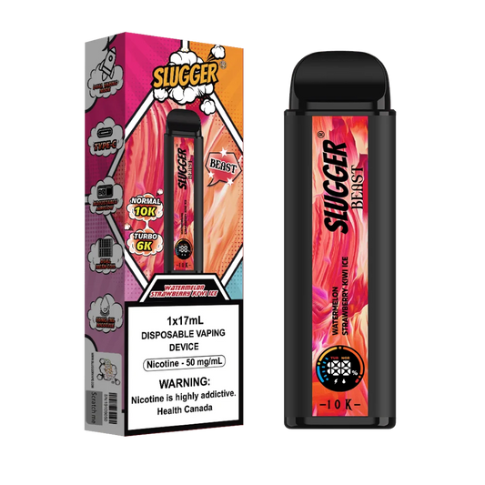 Slugger Beast 10000 Puffs Watermelon Strawberry Kiwi Ice